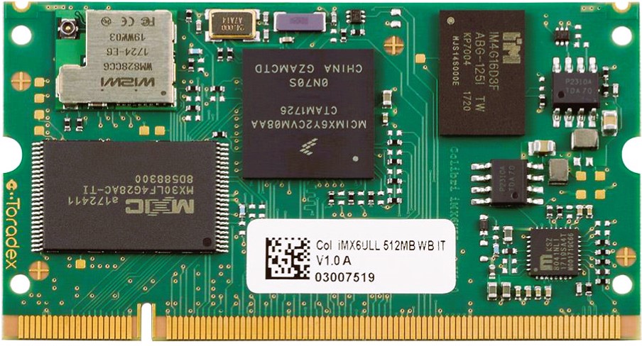 NXP imx6ull 處理器正面